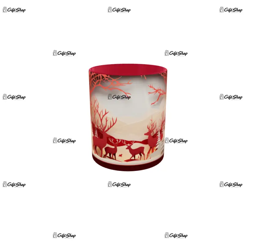 Iarna decor, cana din ceramica, 330ml, model cgs1790